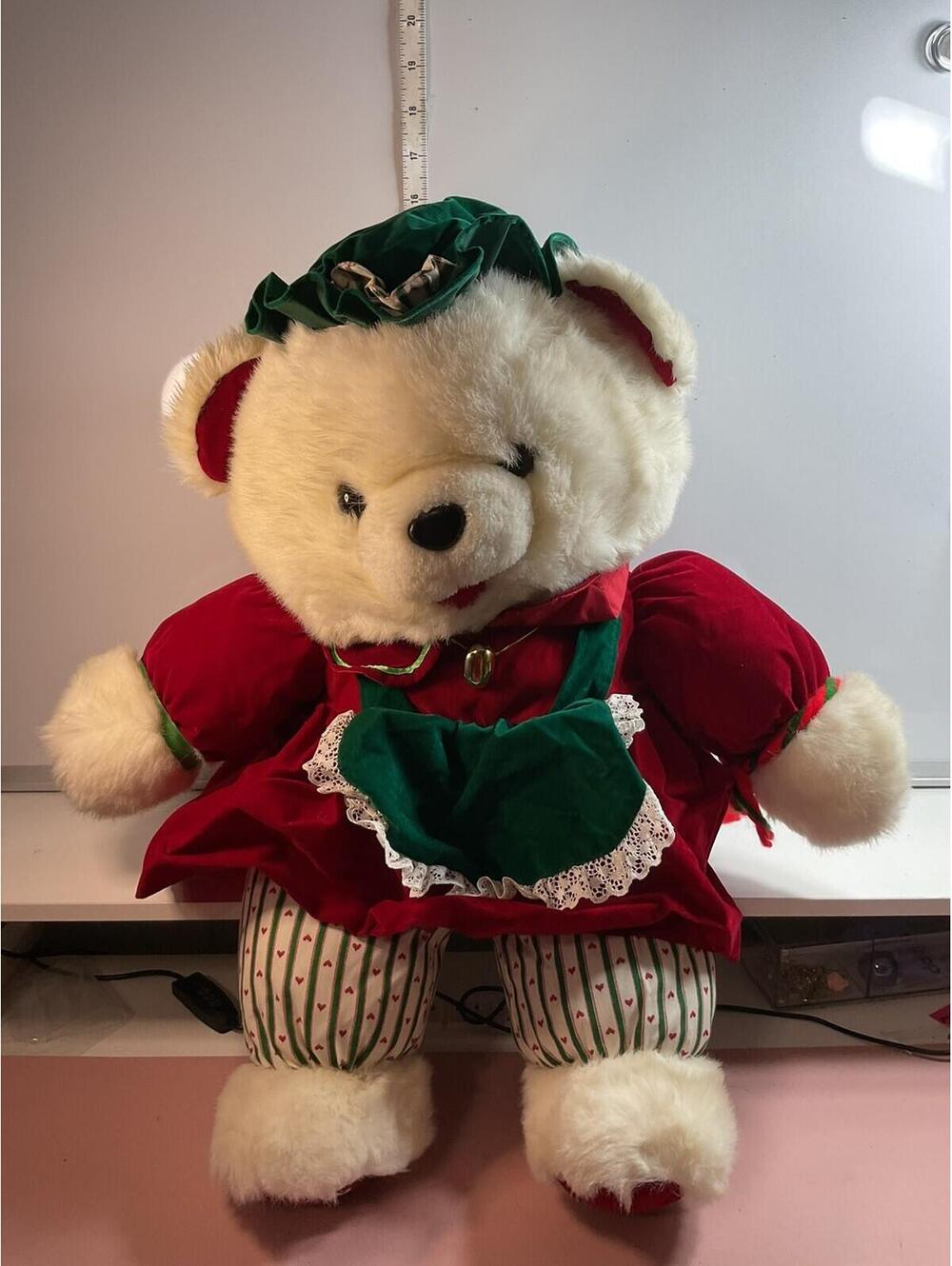 1992 Snowflake Teddy 20” Dan Dee HTF!